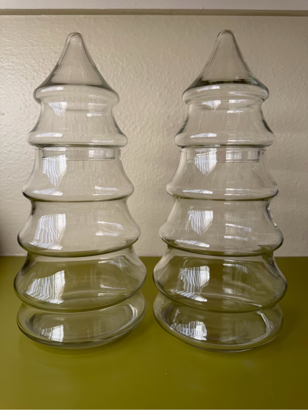 Clear Glass Tree Accent Decor - Brand: